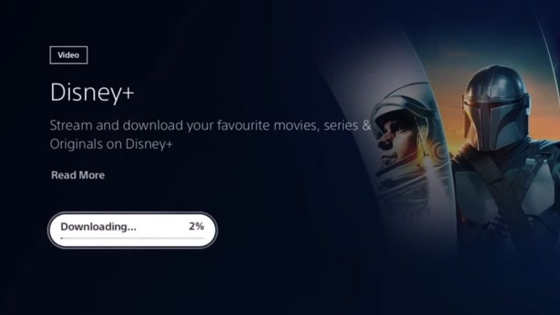disney plus on ps5 download