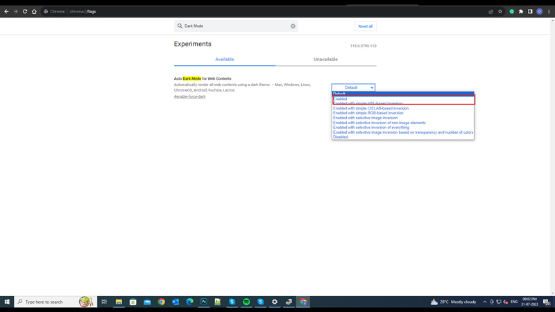 Enable Dark Mode on Google Docs
