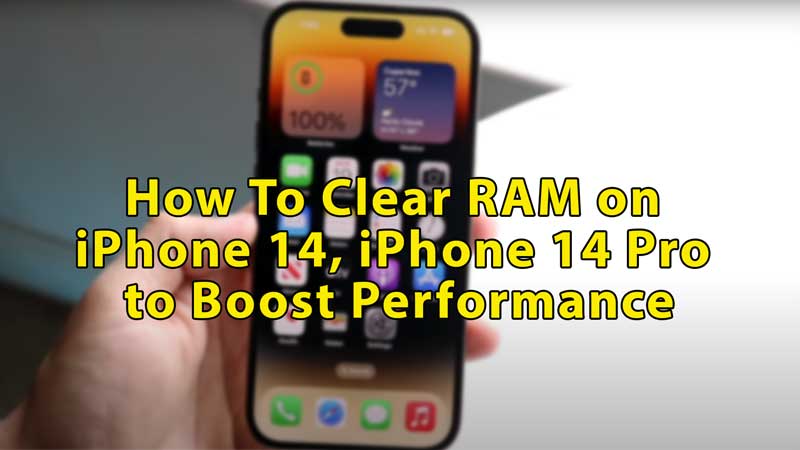 Clear RAM On iPhone 14 Pro To Boost Performance