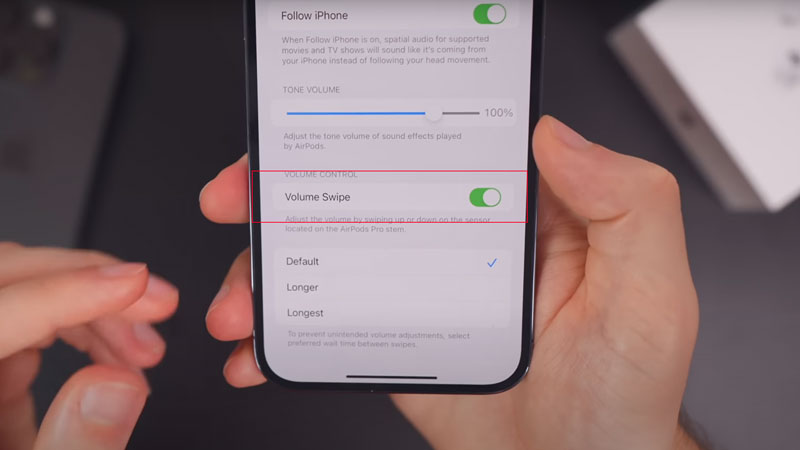  Disable Volume Swipe Gestures AirPods Pro 2 