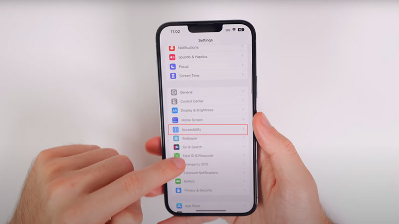 Enable Boot Chime In iPhone 14 Accessibility