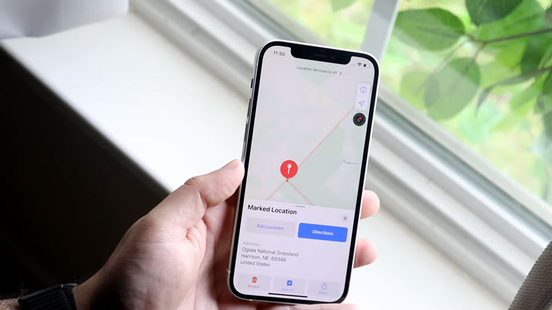 Pinned-Location-On-iPhone-Maps