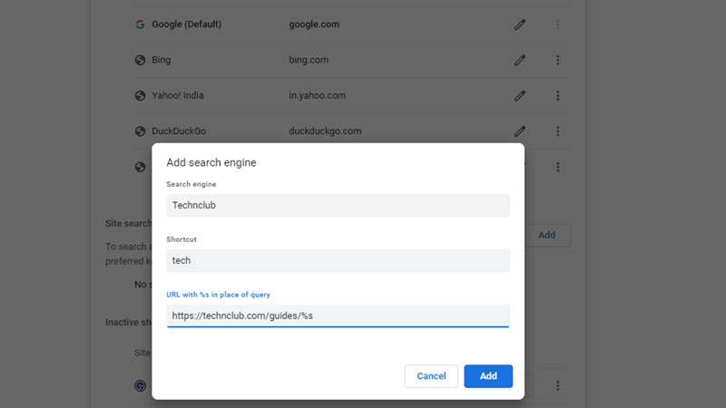 Type Shortcut Chrome Bookmark In Windows 10