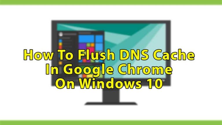 clear or flush dns cache in google chrome