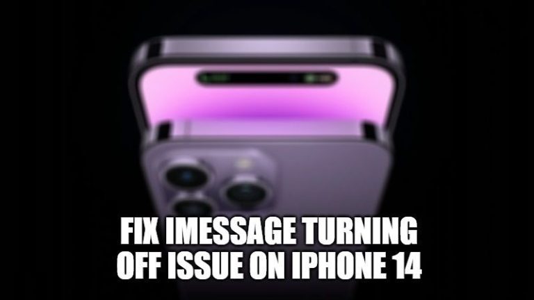 fix imessage turning off issue on iphone 14
