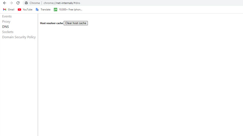 how to clear or flush dns cache in google chrome