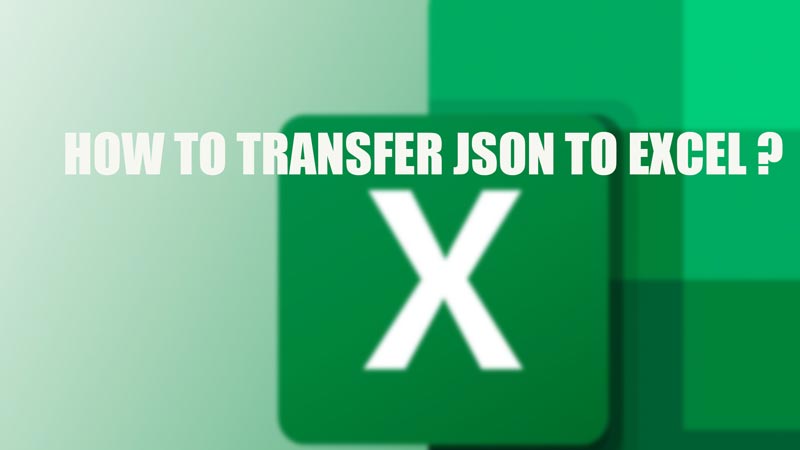 how to transfer json to excel guide