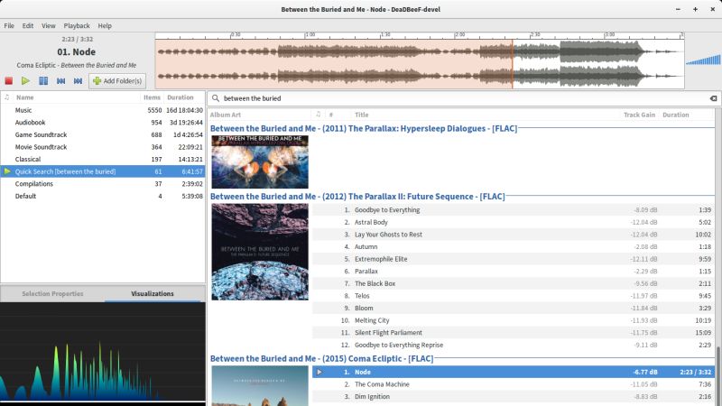 DeaDBeeF iTunes Alternatives