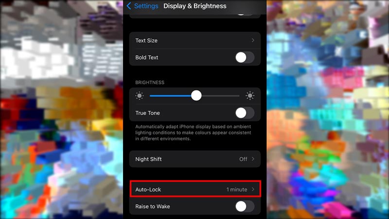 change auto-lock ipad
