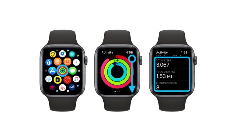 check steps on apple watch series 8