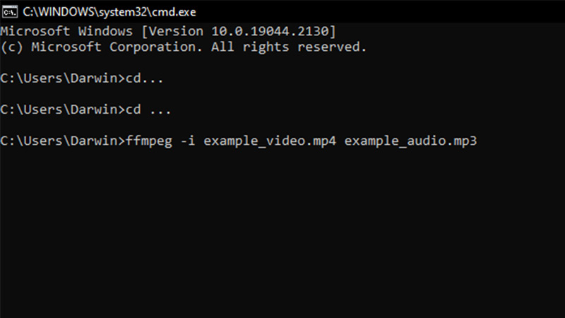convert mp4 mp3 ffmpeg