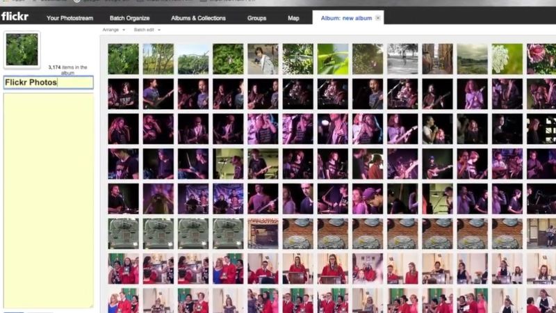 download an entire flickr photo album
