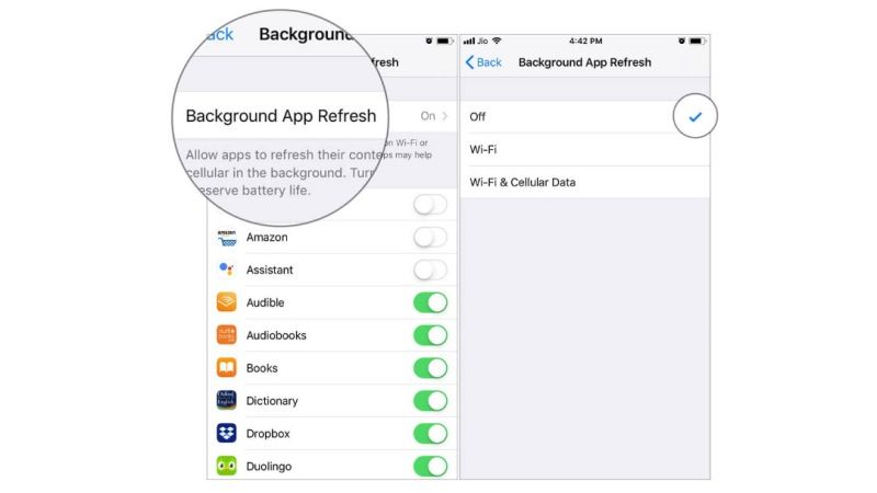 fix facebook app eating a lot of battery on iphone 14