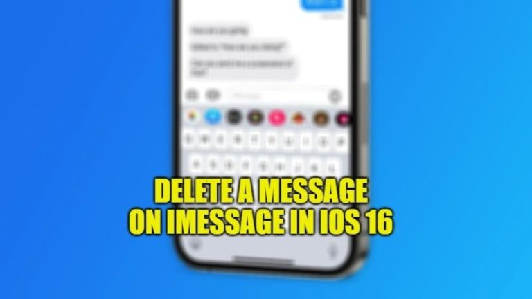 how to delete a message on imessage in ios 16