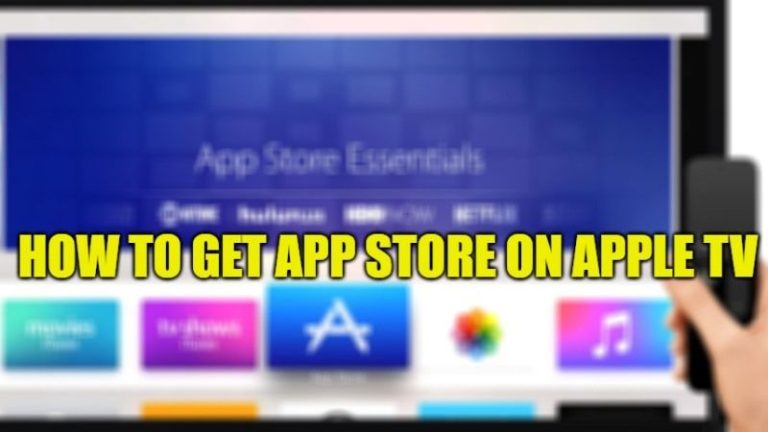 how to get app store on apple tv