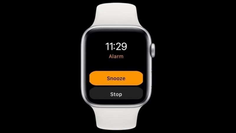 how to set an alarm on apple watch