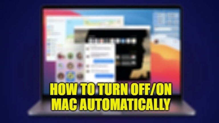how to turn off on mac automatically