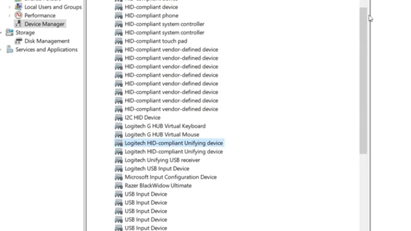 logitech unifying software not detected windows