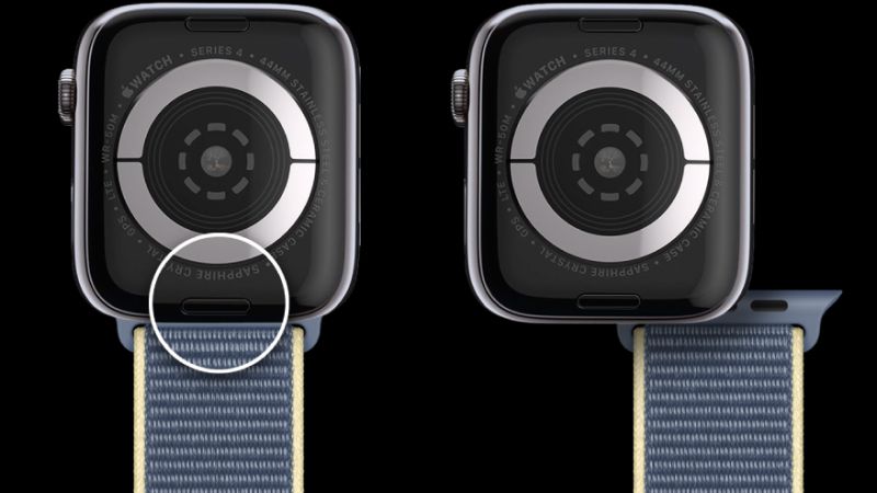 remove and change apple watch band
