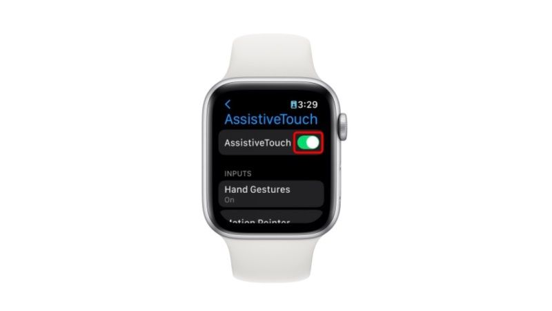 use double pinch gesture on apple watch