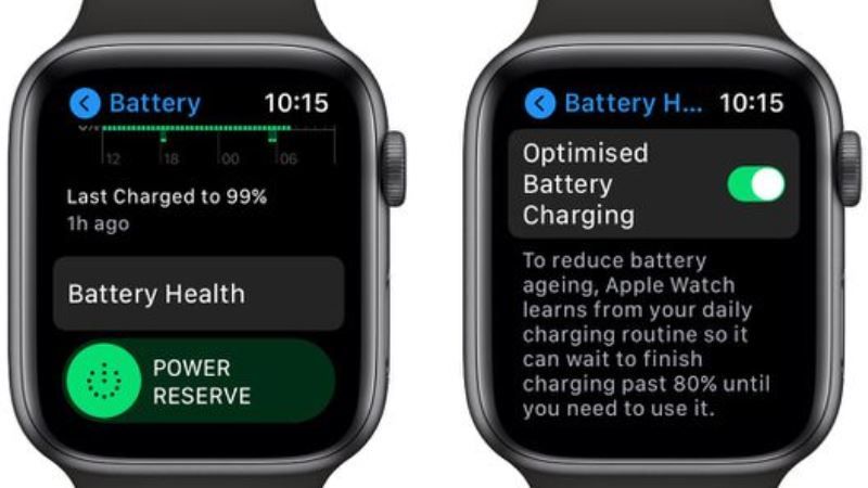 use optimized charge limit on apple watch ultra