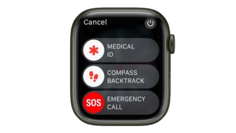 call 911 on apple watch series 8