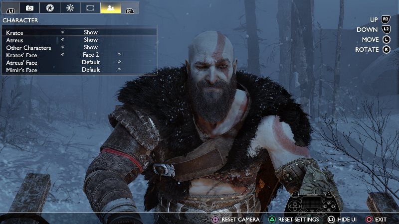 god of war ragnarok photo mode leaked