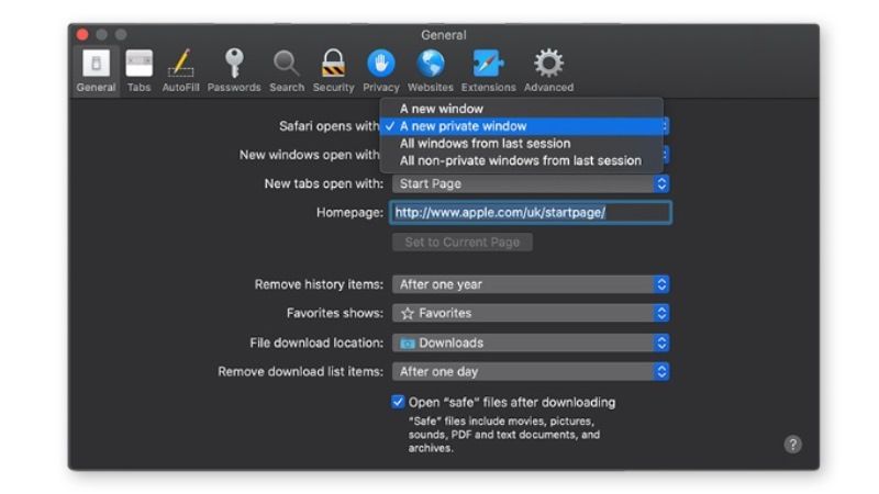 how to go incognito on mac ventura