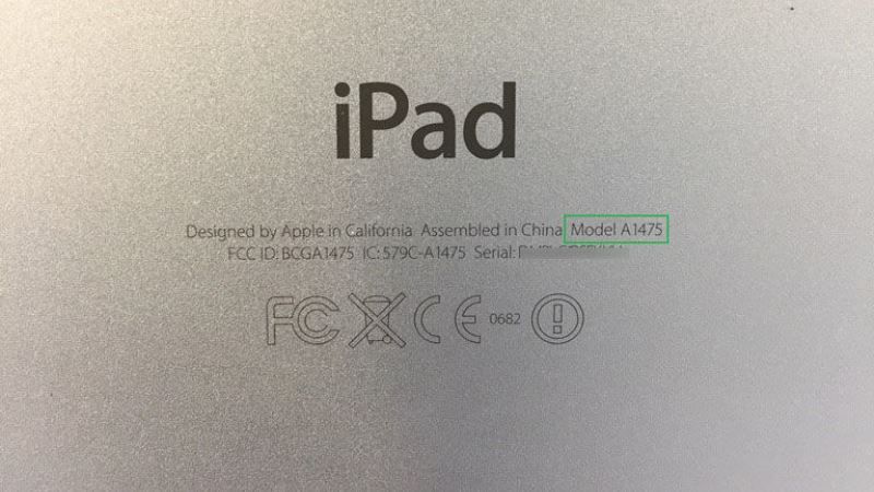 how to tell what ipad I have