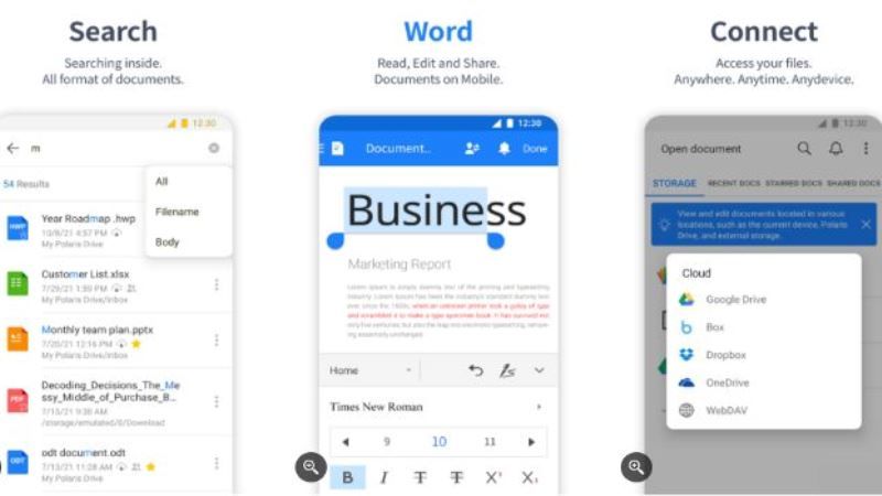 polaris office alternative to google docs