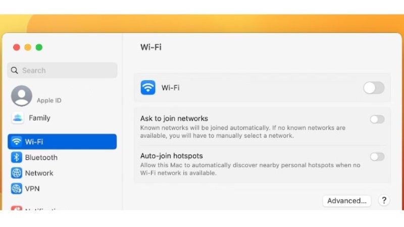 wifi not working after mac ventura update fix