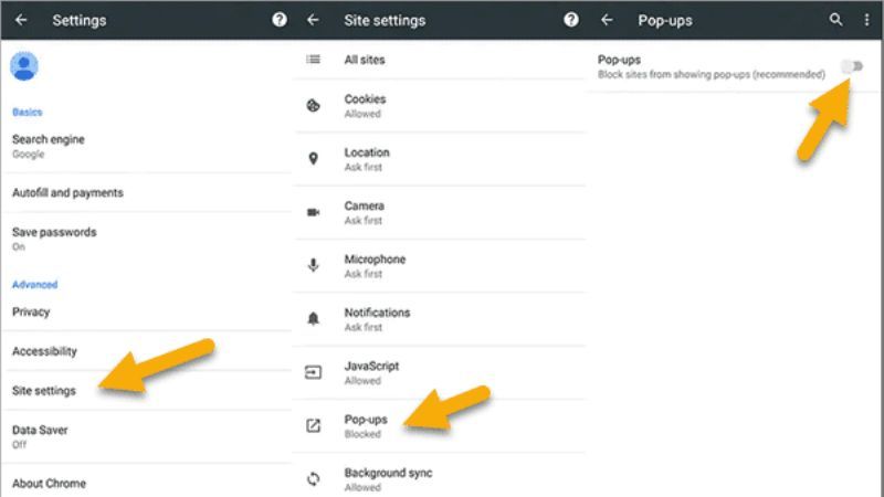 block ads on android