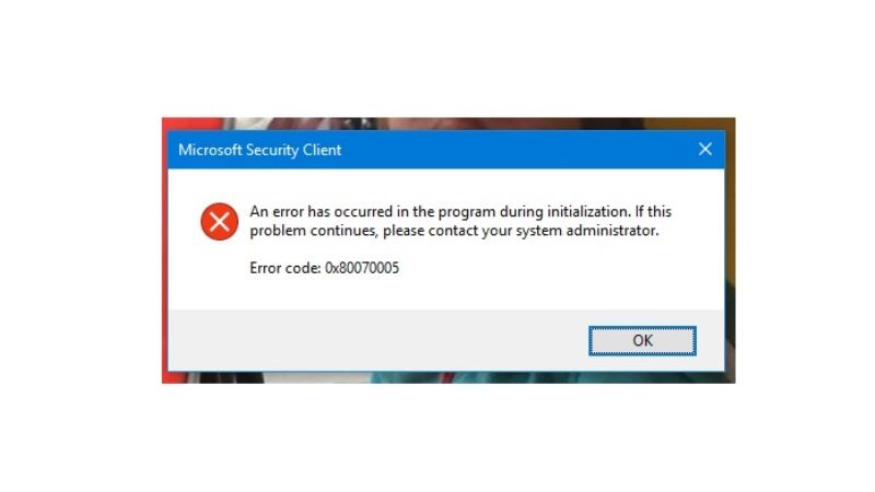 fix windows update error code 0x80070005
