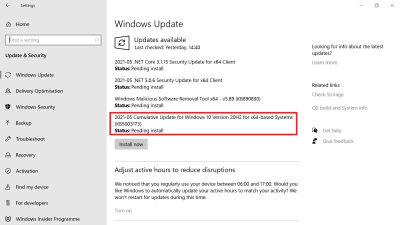 fix windows update error code 0x800f0922