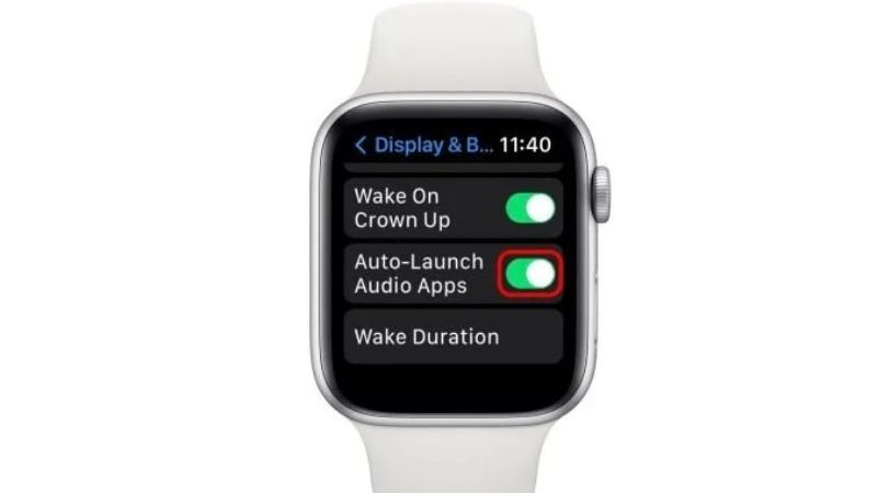 turn off now playing on apple watch series 8