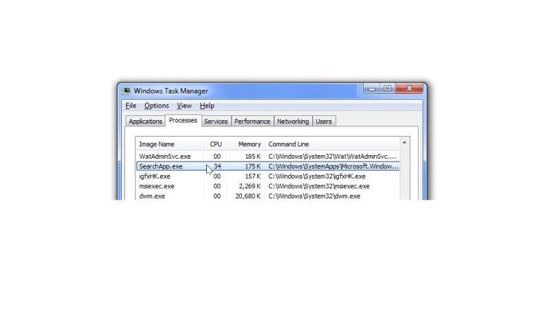 what is searchapp.exe and how to disable It