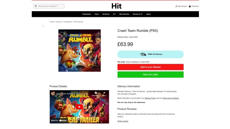 Crash Team Rumble Release Date Leaked
