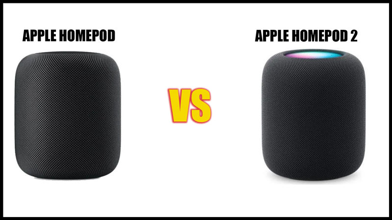 Apple Homepod vs Apple Homepod 2