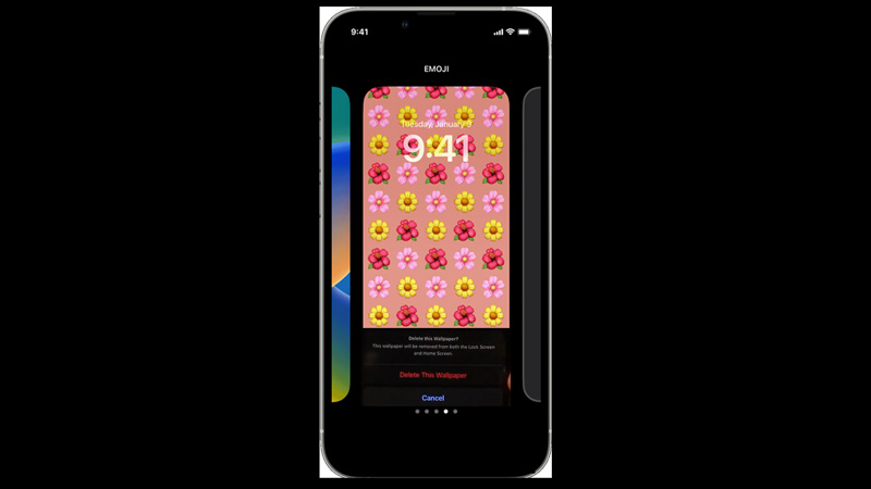 Delete iOS 16 Wallpaper