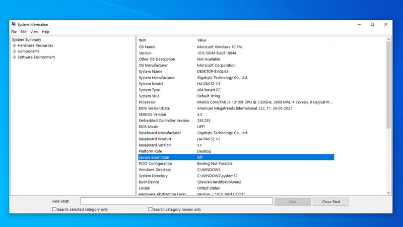 Enable System Boot to fix Error code Van9003