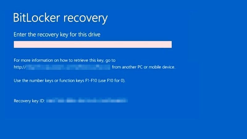 find bitlocker recovery key