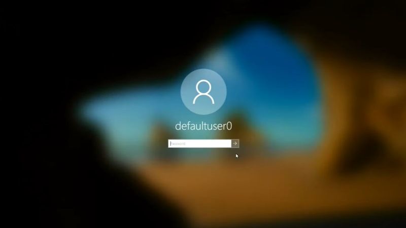 fix and remove defaultuser0 password