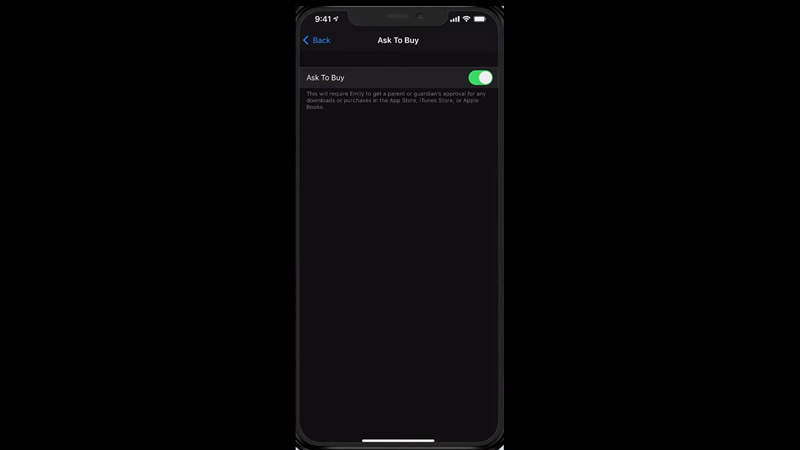 Fix Ask to Buy not working on iPhone with iOS 16