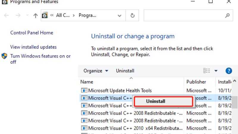 fix newer version of microsoft visual c++ 2010 redistributable detected error