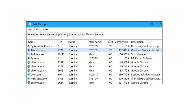 fix tiworker.exe high cpu usage