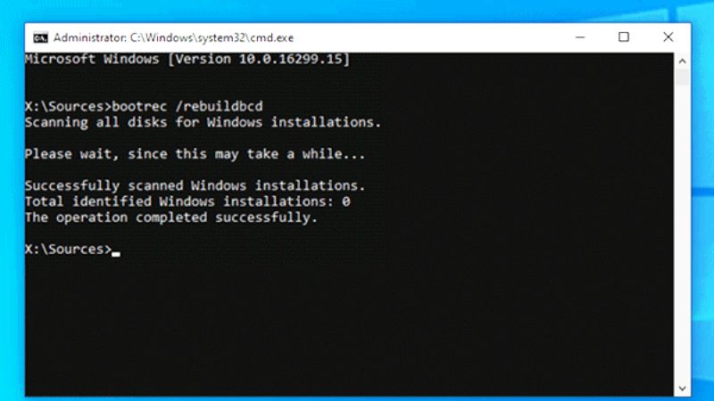 fix total identified windows installations 0 error