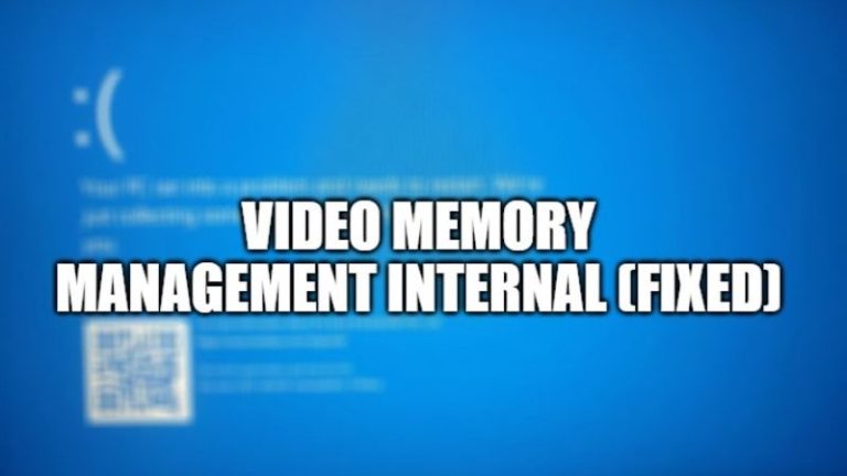 fix video memory management internal