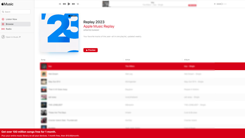 Get Apple Music Replay Playlist
