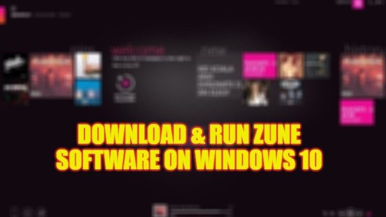 how to download and run zune software on windows 10