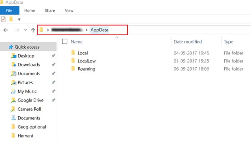 what is localappdata